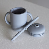 Silicone Straw Cup - Oat