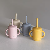 Silicone Straw Cup - Primrose