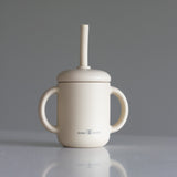 Silicone Straw Cup - Oat