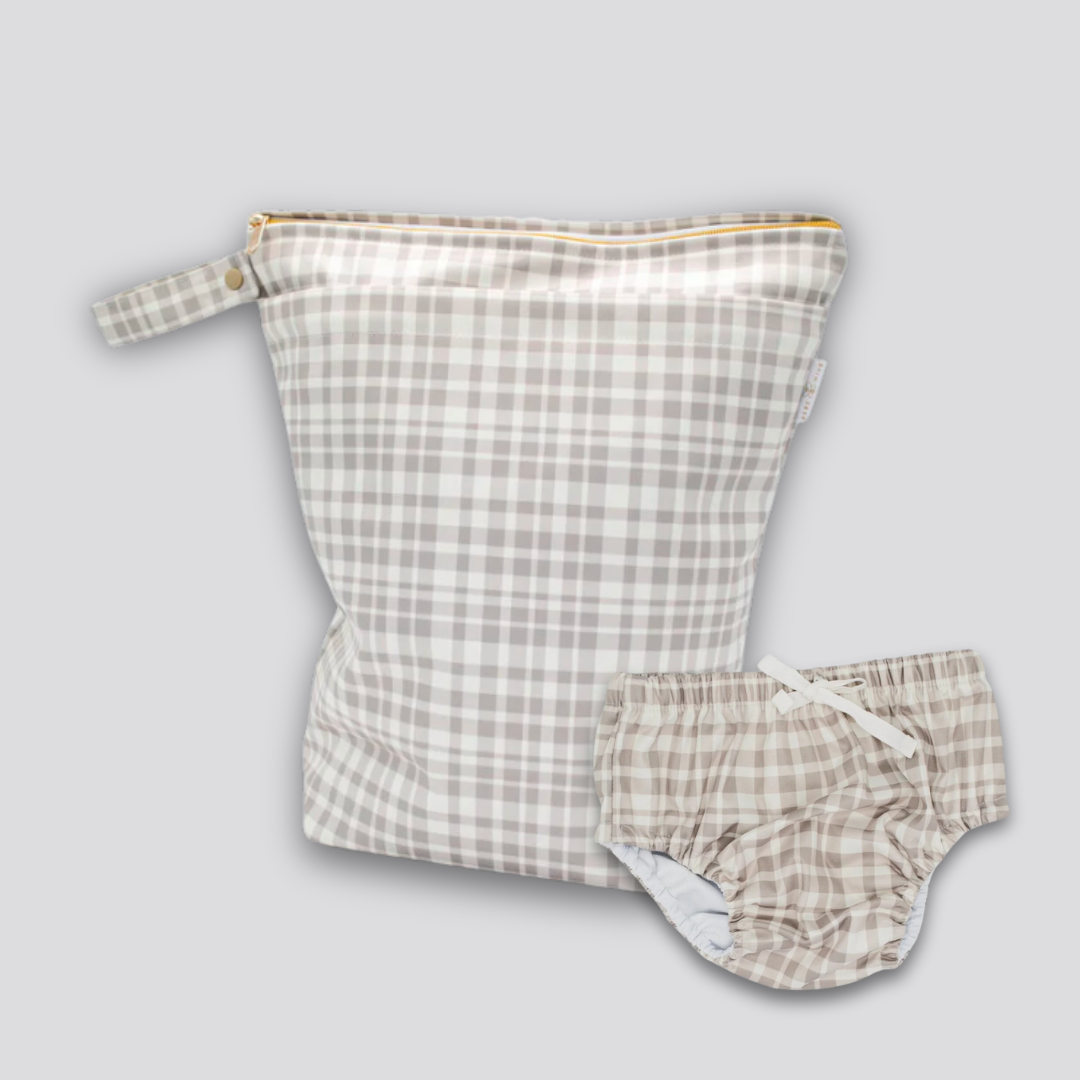Luxe Wet Bag Swim Nappy Set All Plaid Out – Bebe Hive