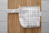 Sleeved Bib - All Plaid Out