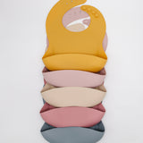 Silicone Bib - Dusky Pink