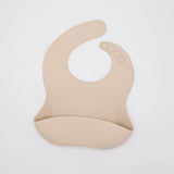Oat silicone bib with catcher