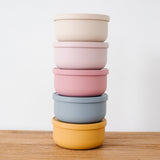 Silicone Bowl with Lid - Oat