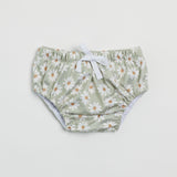 Reusable Swim Nappy - Wild Daisy Sea Mist Green