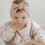 Sleeved Bib - Wild Daisy Lilac Ash