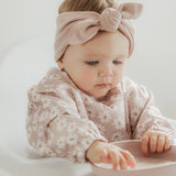 Sleeved Bib - Wild Daisy Lilac Ash