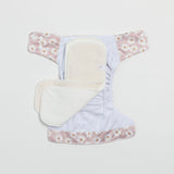 V2 Premium Pocket Cloth Nappy - Wild Daisy Lilac Ash