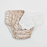 Premium Reusable Training Pants - Wild Daisy Greige