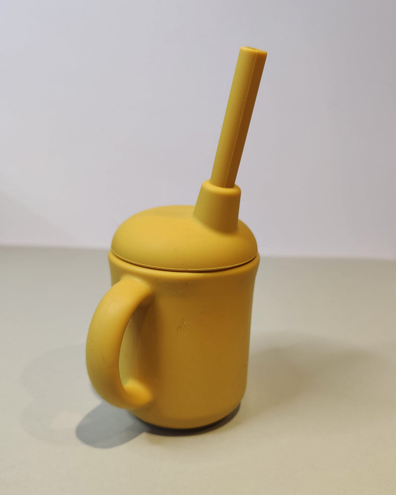SAMPLE Silicone Straw Cup - Sunshine