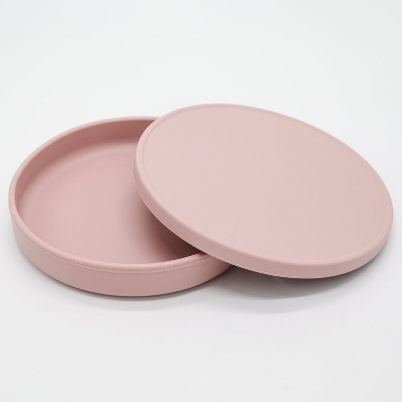 Silicone Plate with Lid - Primrose
