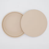 Silicone Plate with Lid - Oat