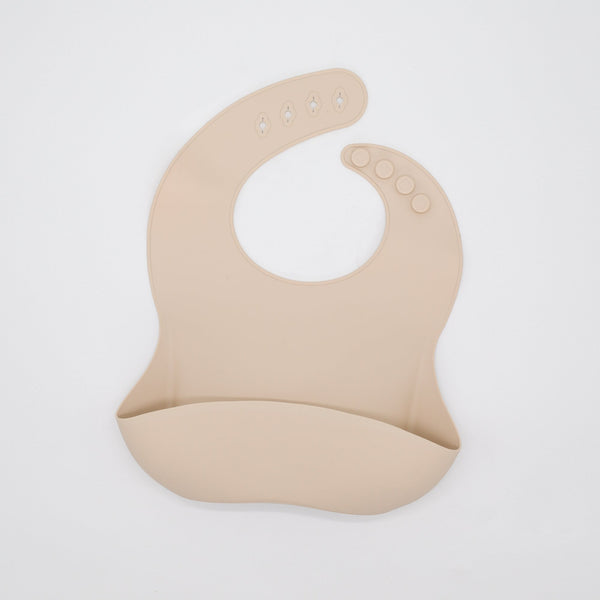 Oat silicone bib with catcher