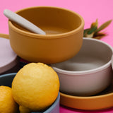 Silicone Bowl with Lid - Sunshine
